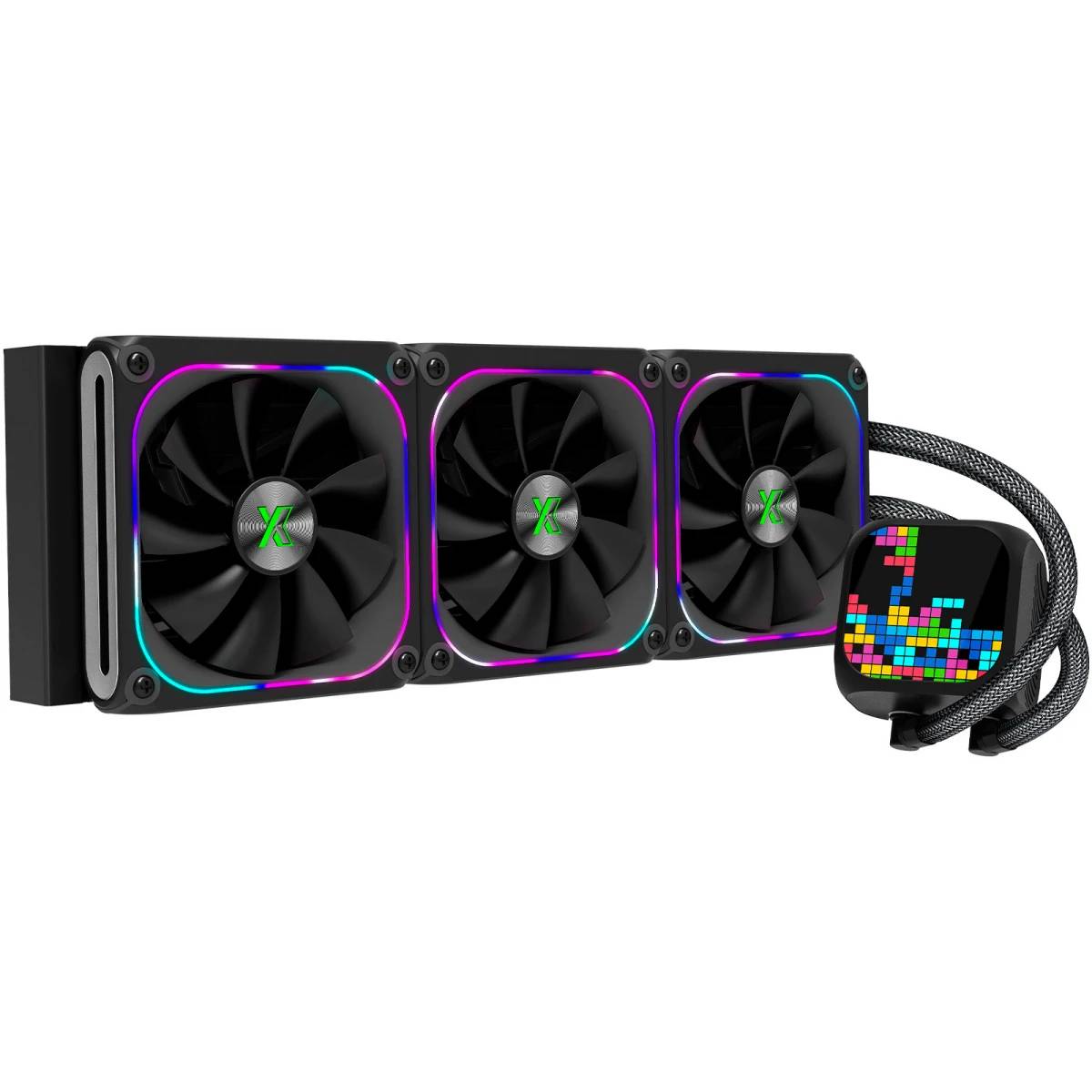 Жидкостное охлаждение XASTRA LZ360 ARGB BK (LZ360-BKAFAX-GL), 285W (LGA1700 Ready)