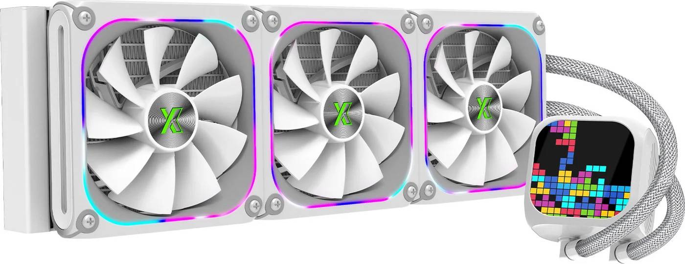 Жидкостное охлаждение XASTRA LZ360 ARGB WH (LZ360-WHAFAX-GL), 285W (LGA1700 Ready)