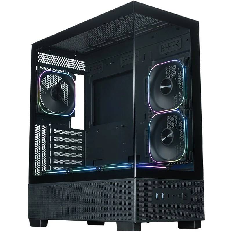 Корпус XASTRA Q500 6ARGB-FG-C10-UC Black (Q500-6FG12A-C10-UC), без БП, E-ATX