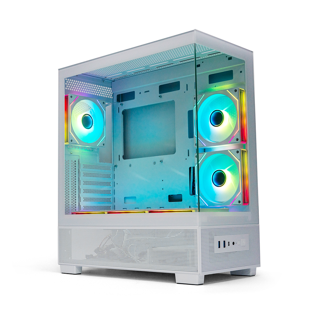 Корпус XASTRA Q500 6ARGB White (Q500-6FM12A-C10-UC-WH), без БП, E-ATX