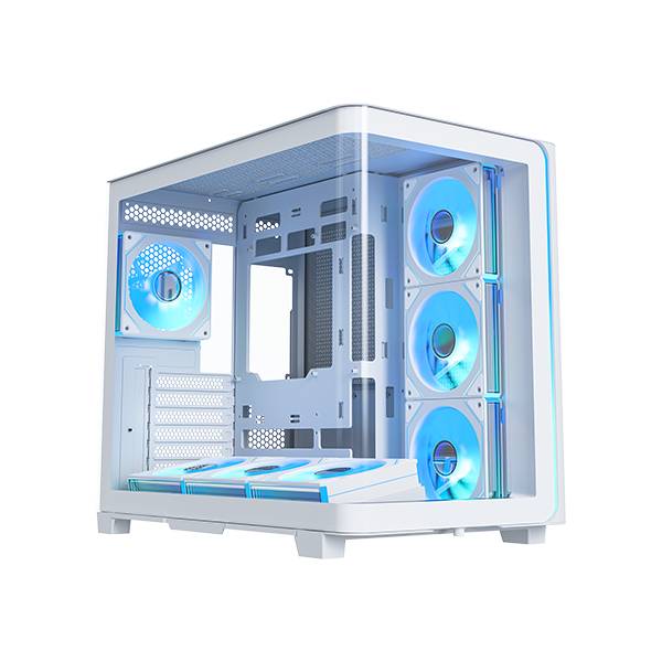 Корпус XASTRA QR600 7ARGB C10-UC White (QR600-7FM12A-C10-UC-L-WH), без БП, ATX