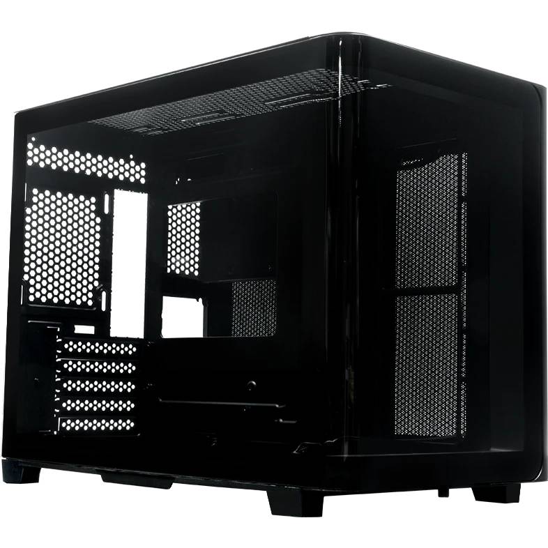 Корпус XASTRA QR600M 0F-UC Black (QR600M-0F-UC-L), без БП, mATX
