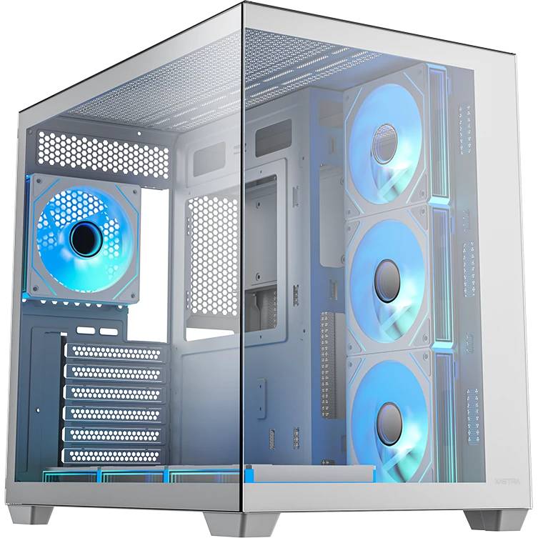 Корпус XASTRA QW500 7ARGB-C10-UC White (QW500-7FM12A-C10-UC-WH), без БП, ATX
