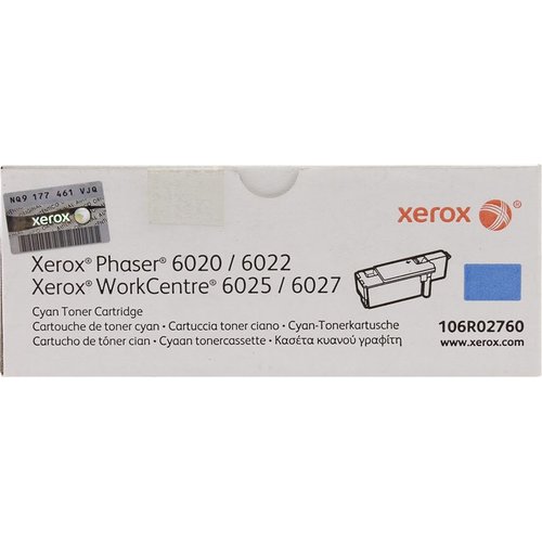 Картридж Xerox 106R02760 голубой