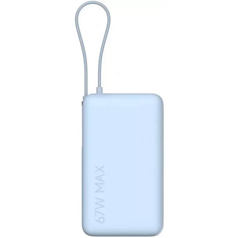 Внешний аккумулятор 10000мАч Xiaomi 67W Power Bank 10000 BHR08NZGL, голубой