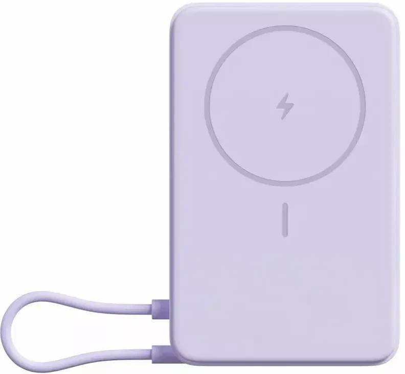 Внешний аккумулятор 10000мАч Xiaomi Magnetic Power Bank BHR08PAGL, фиолетовый