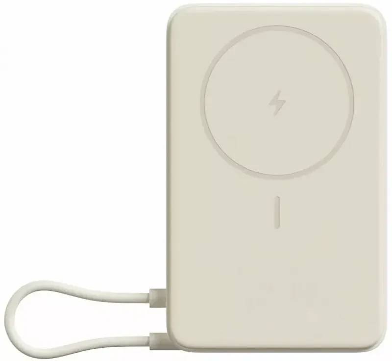 Внешний аккумулятор 10000мАч Xiaomi Magnetic Power Bank BHR08PBGL, бежевый