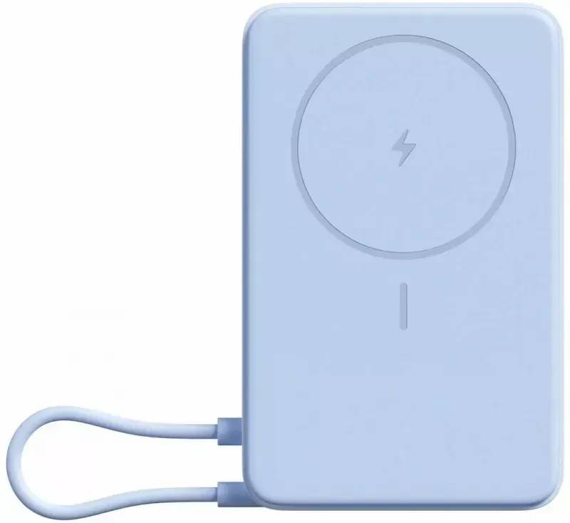 Внешний аккумулятор 10000мАч Xiaomi Magnetic Power Bank BHR08PCGL, голубой