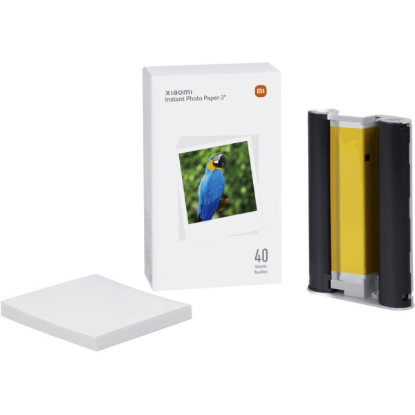 Бумага для портативного фотопринтера Xiaomi Instant Photo Paper (40л.86x102mm) BHR6756GL