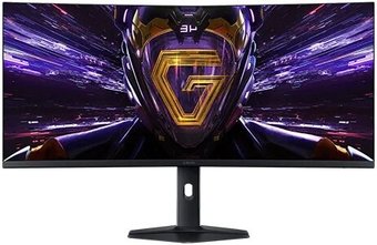 Монитор 34" Xiaomi Curved Gaming Monitor G34WQi ELA6562EU, 3440x1440, VA, 180Hz (2xHDMI, 2xDP) (C34WQDA-RGGL)