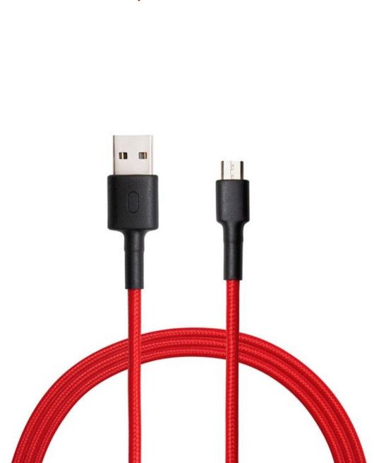 Кабель USB2.0 (M) - USB Type-C (M), 1м, Xiaomi Braided SJV4110GL (SJX10ZM), красный