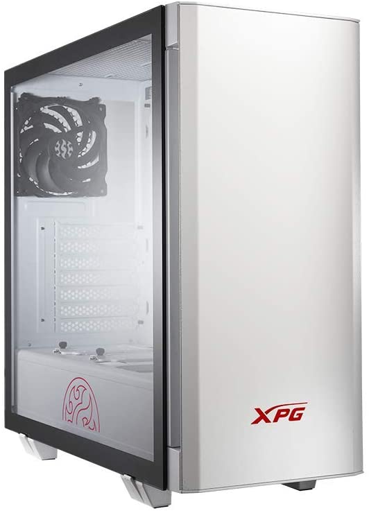 Корпус XPG INVADER White INVADER-WHCWW, без БП, ATX