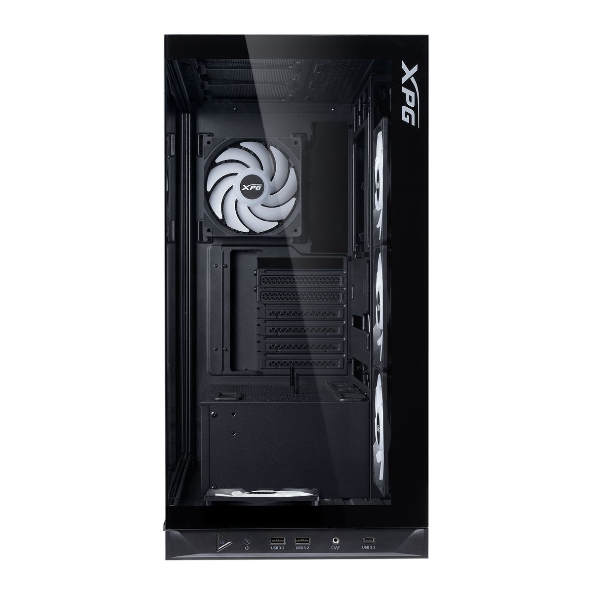 Корпус XPG INVADER X BTF Black INVADERXBTFMT-BKCWW, без БП, ATX