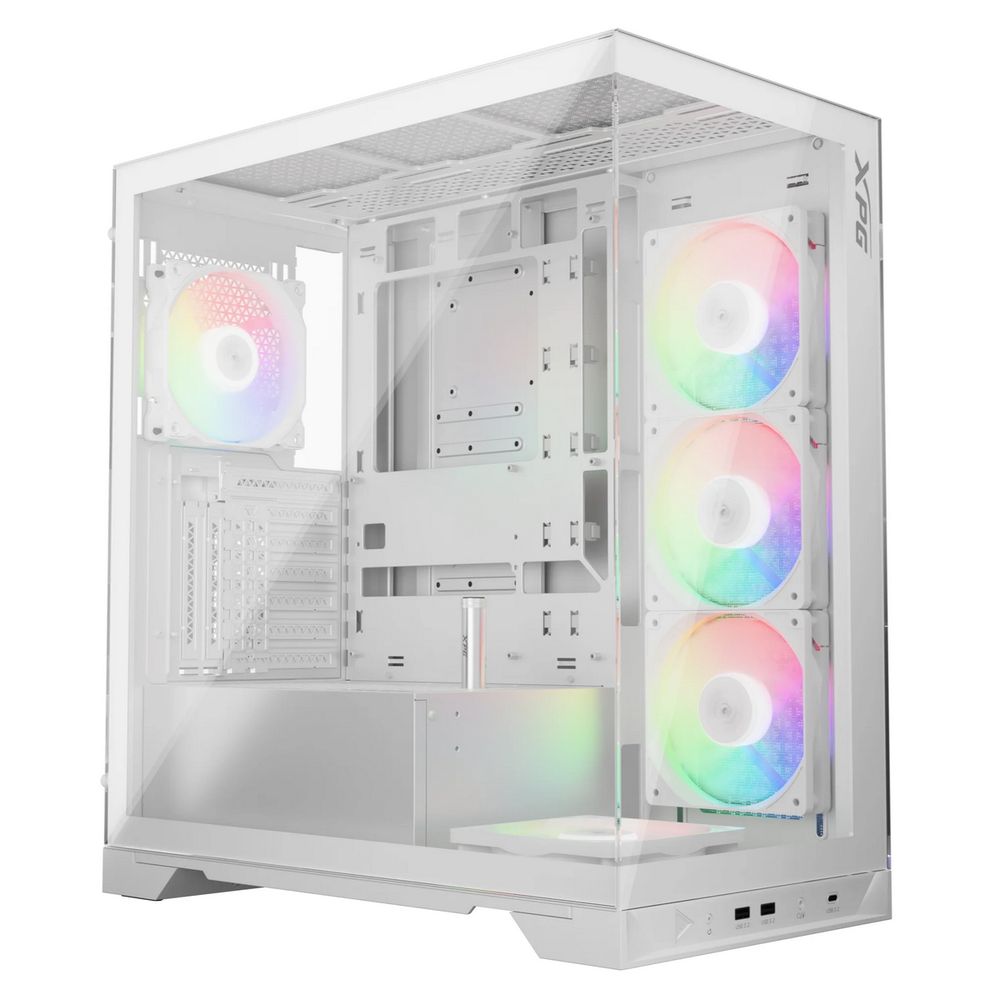 Корпус XPG INVADER X White INVADERXMT-WHCWW, без БП, ATX