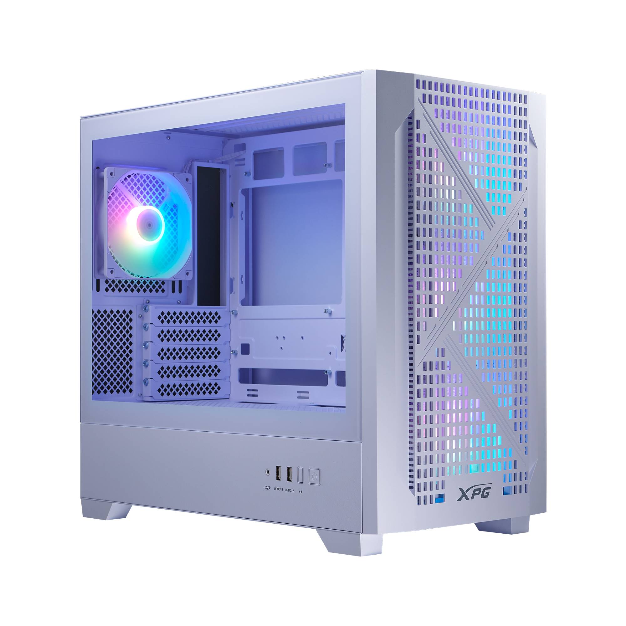 Корпус XPG LANDER 300 White LANDER300MAA-WHCWW, без БП, mATX