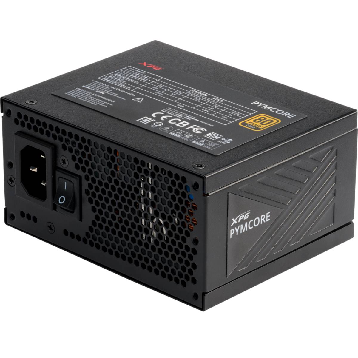 Блок питания 750Вт, XPG PYMCORE PYMCORE750G-BKCEU, 80 Plus Gold, APFC, SFX