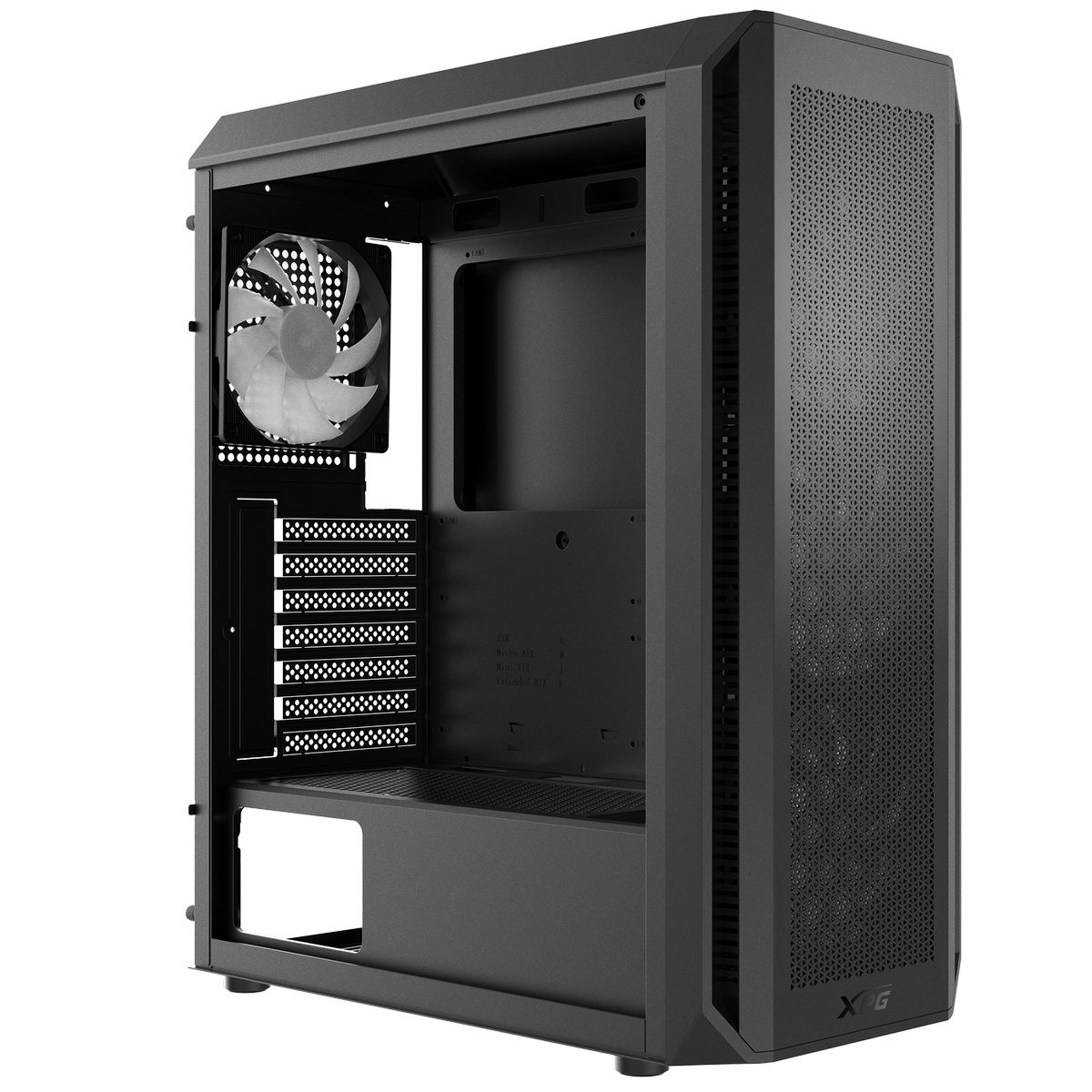 Корпус XPG VALOR AIR PLUS Black VALORAIRPLUSMTA-BKCWW, без БП, ATX