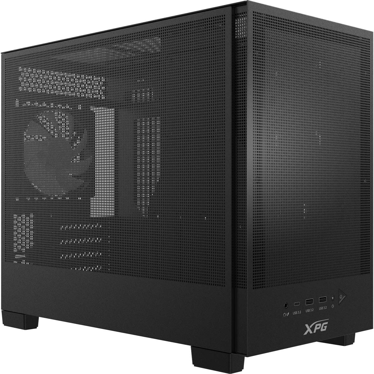 Корпус ADATA XPG VALOR MESH NANO BLACK (VALORMESHNANOMAA-BKCWW), без БП, mATX