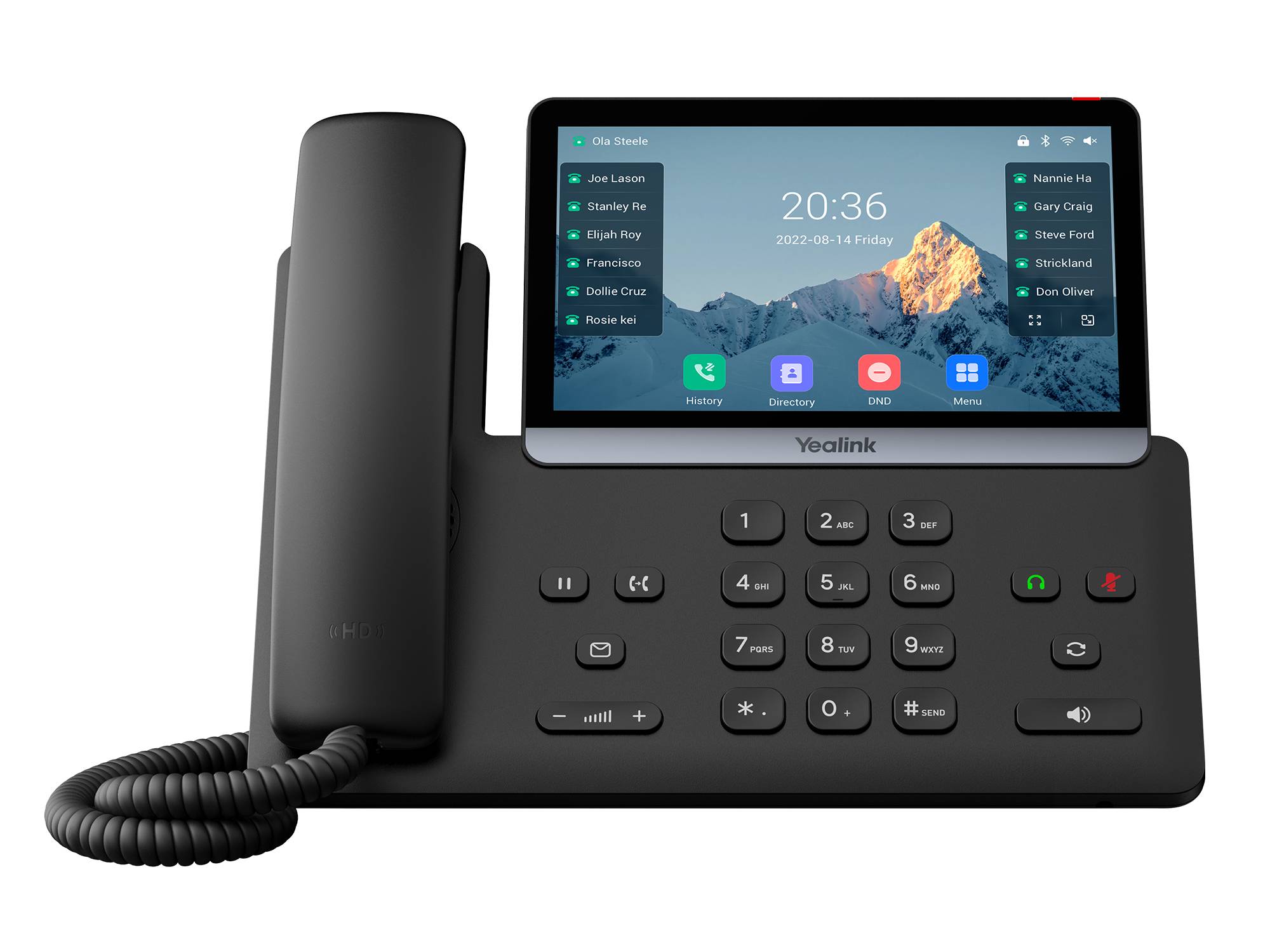 IP - телефон Yealink SIP-T77U, черный