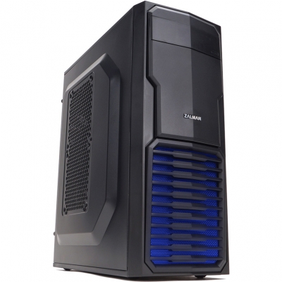 Корпус Zalman ZM-T4 Plus Black, без БП, mATX