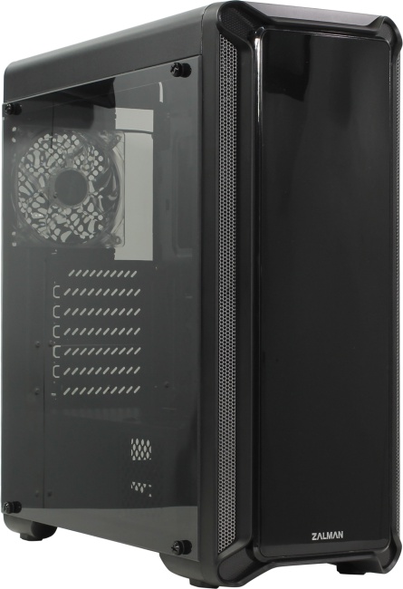 Корпус Zalman I3 Edge Black, без БП, ATX