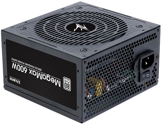 Блок питания 600Вт, Zalman ZM600-TXII, 80 Plus, APFC, ATX