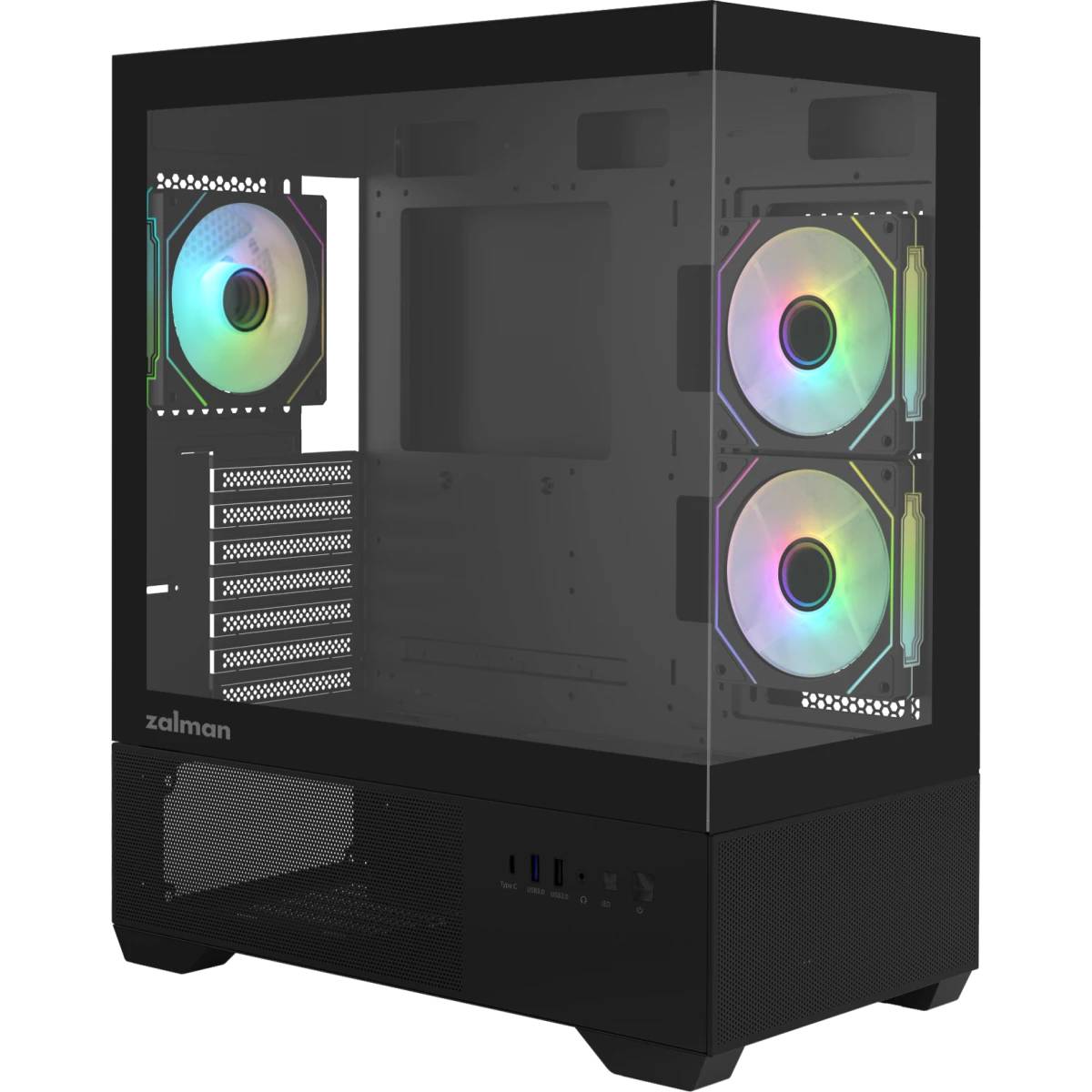 Корпус Zalman CHRONIX Black, без БП, ATX