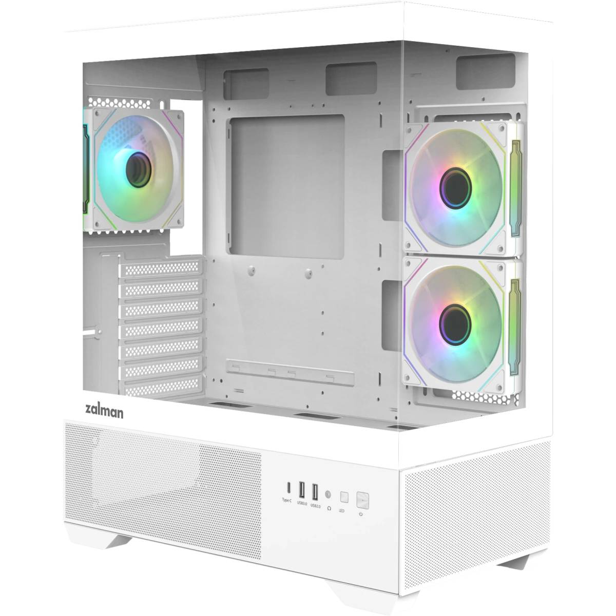 Корпус Zalman CHRONIX V2 White, без БП, ATX