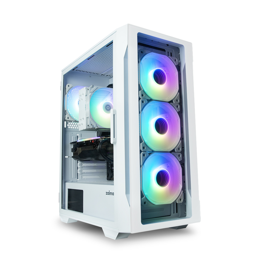 Корпус Zalman I3 NEO TG White, без БП, ATX