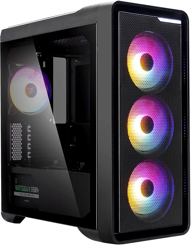 Корпус Zalman M3 Plus RGB Black, без БП, mATX