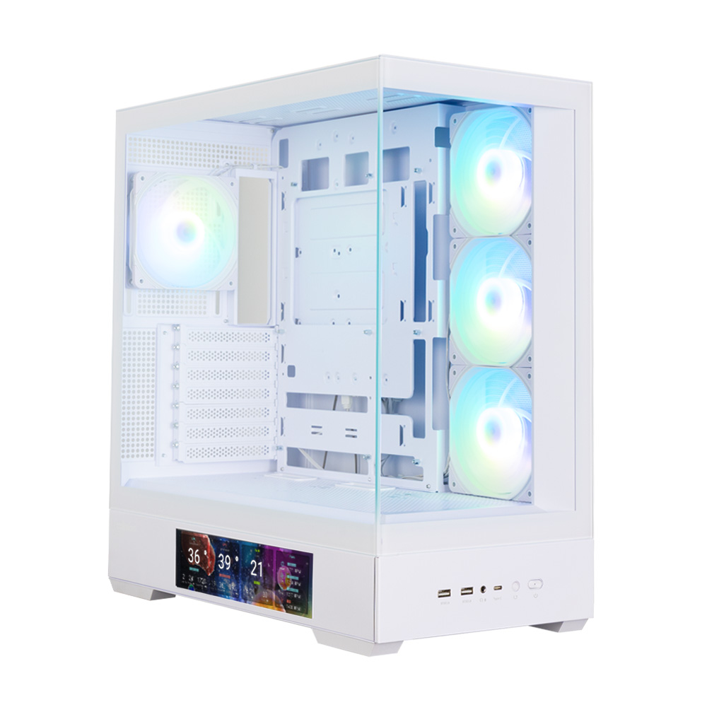 Корпус Zalman P40 DS White, без БП, ATX
