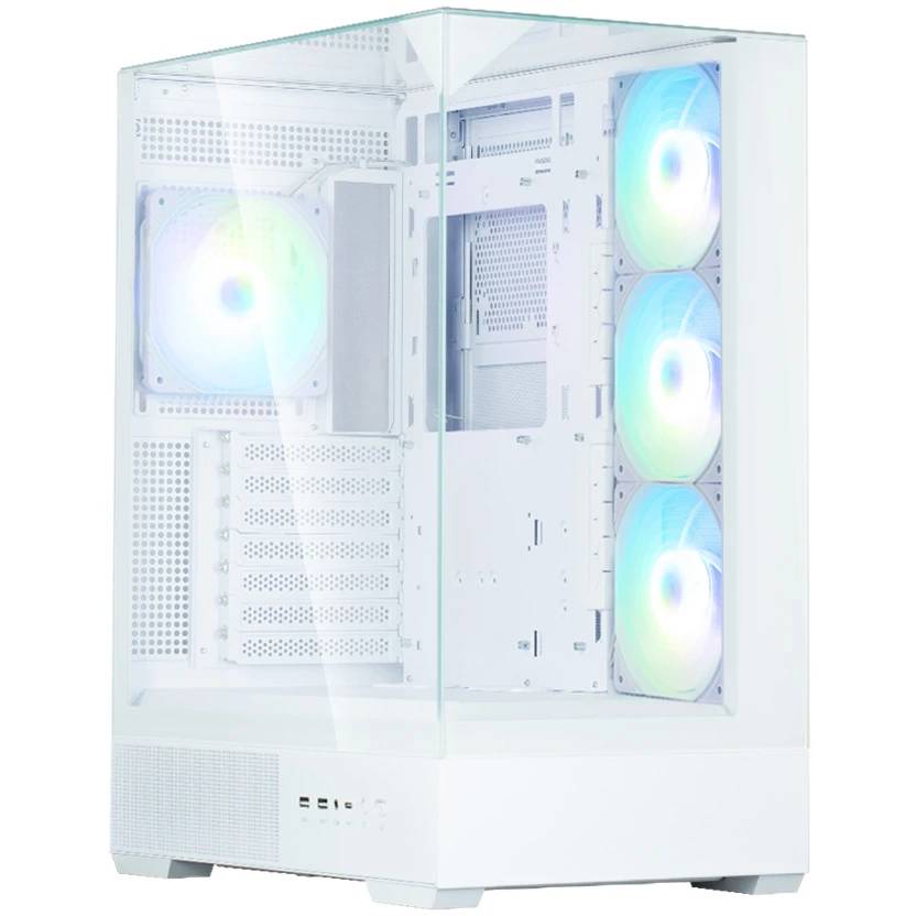 Корпус Zalman P40 Prism Plus White, без БП, ATX