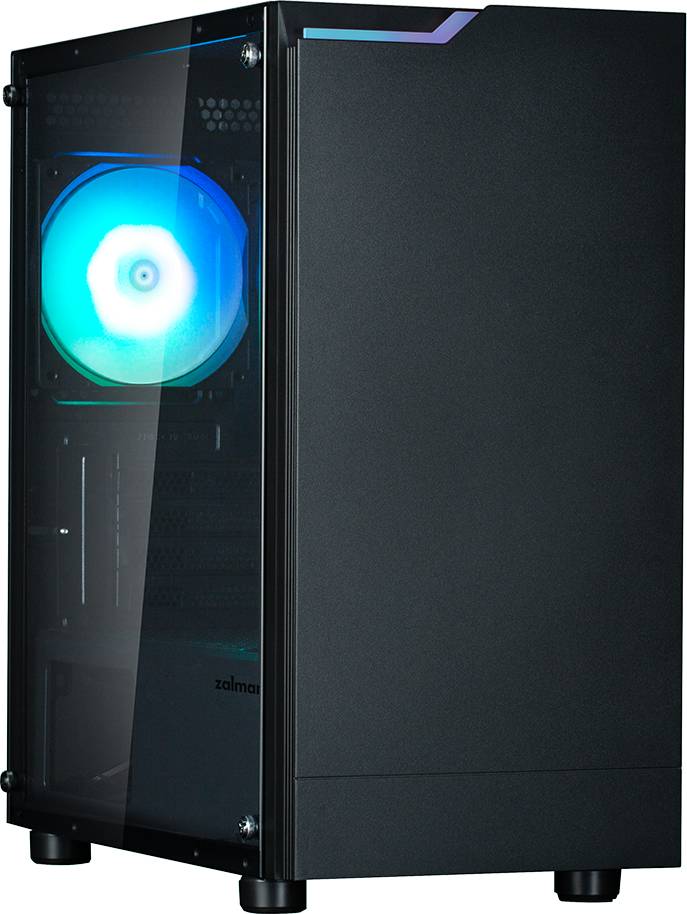 Корпус Zalman T4 PLUS Black, без БП, mATX