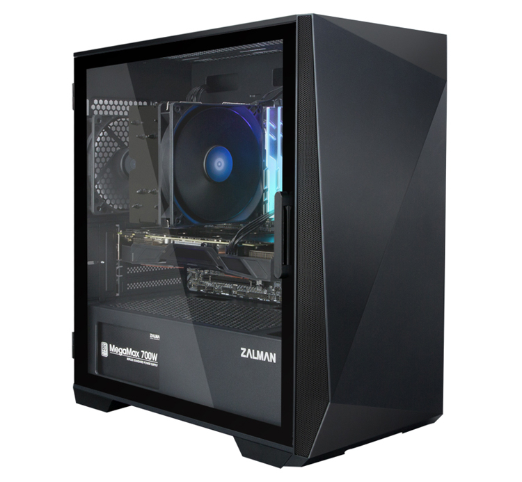 Корпус Zalman Z1 Iceberg Black, без БП, ATX