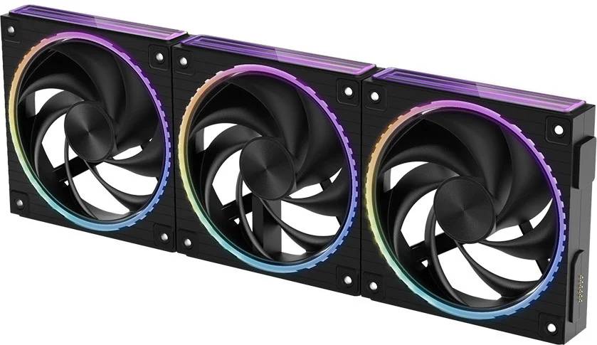 Вентилятор 12x12см Zalman ZM-DF120 A3 Black, 3шт.