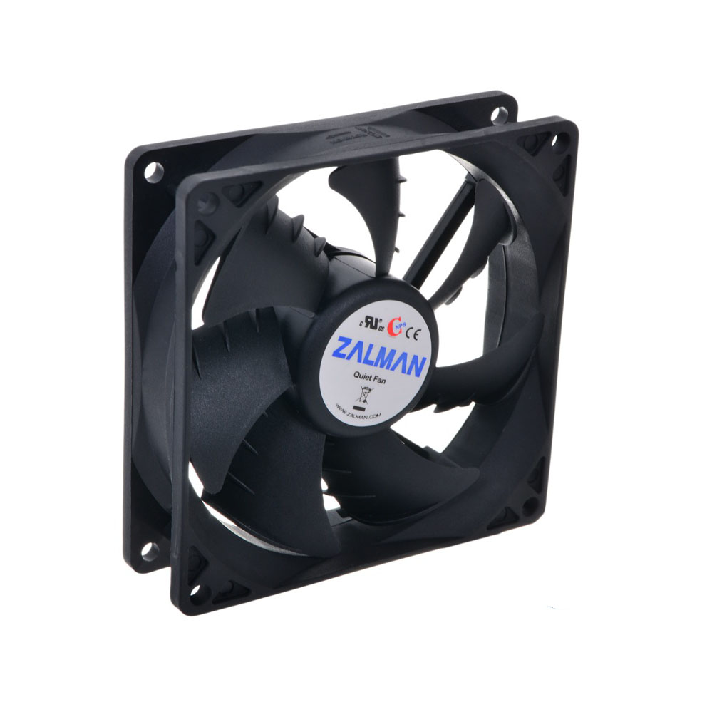 Вентилятор 9x9см Zalman ZM-F2 Plus (SF), 3pin, sleeve, 1500rpm, 20-23 dBA
