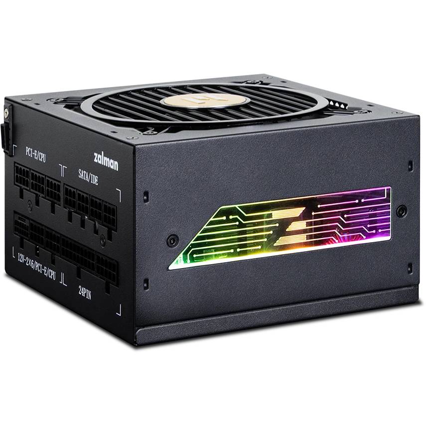 Блок питания 1200Вт, Zalman ZM1200-TMX2 VIEW, 80 Plus Gold, APFC, ATX