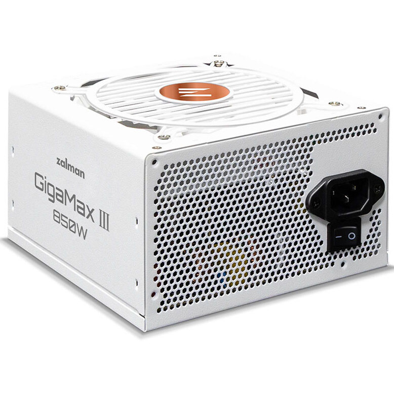 Блок питания 850Вт, Zalman ZM850-GV3 WH, 80 Plus Bronze, APFC, ATX