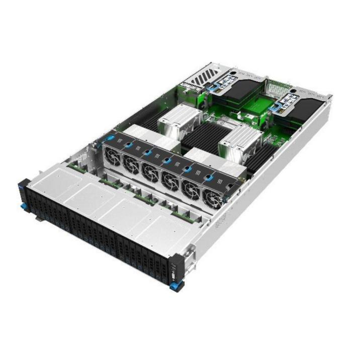 Серверная платформа ZKKR CR224-850-NV (AMD) 2xSP3, 32xLRDIMM DDR IV ECC, 24x2.5"(HDD/SSD), 1300Вт, 2U