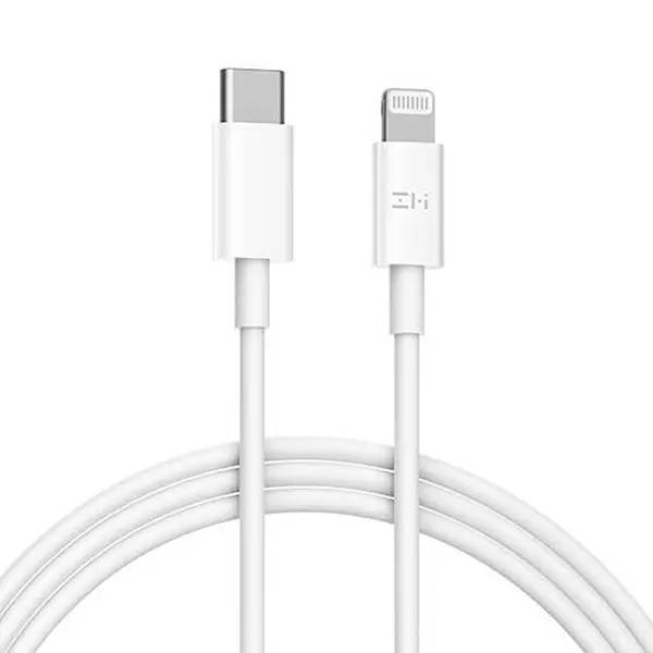 Кабель Lightning (M) - USB Type-C (M), 1м, ZMI AL870 ZMKAL870CCWH белый