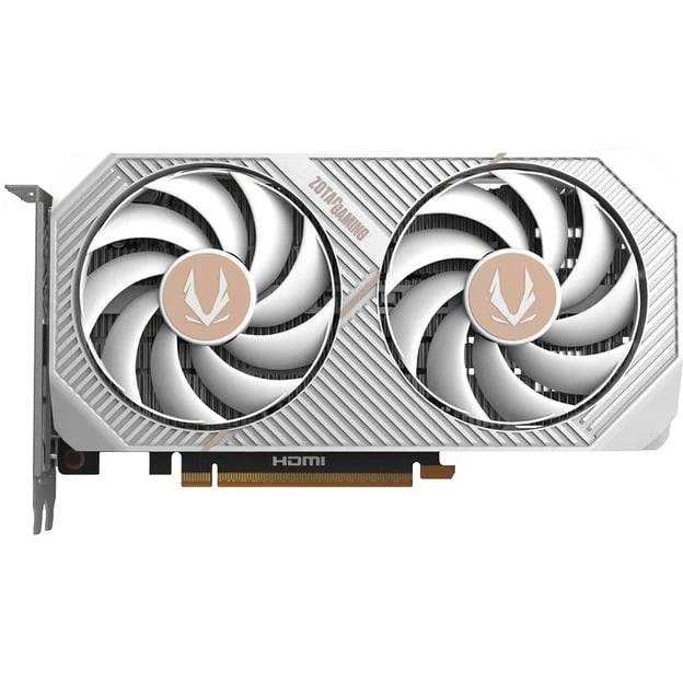 Видеокарта GeForce RTX 5060, 8Gb GDDR7 128bit, Zotac RTX 5060 TWIN EDGE OC WHITE 8GB ZT-B50600Q-10M, RTL