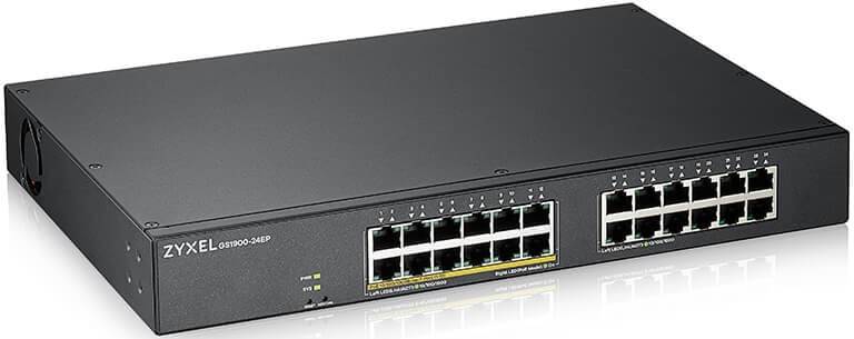 Коммутатор ZyXEL GS1900-24EP-EU0101F, 24xLAN 1Gbps, PoE