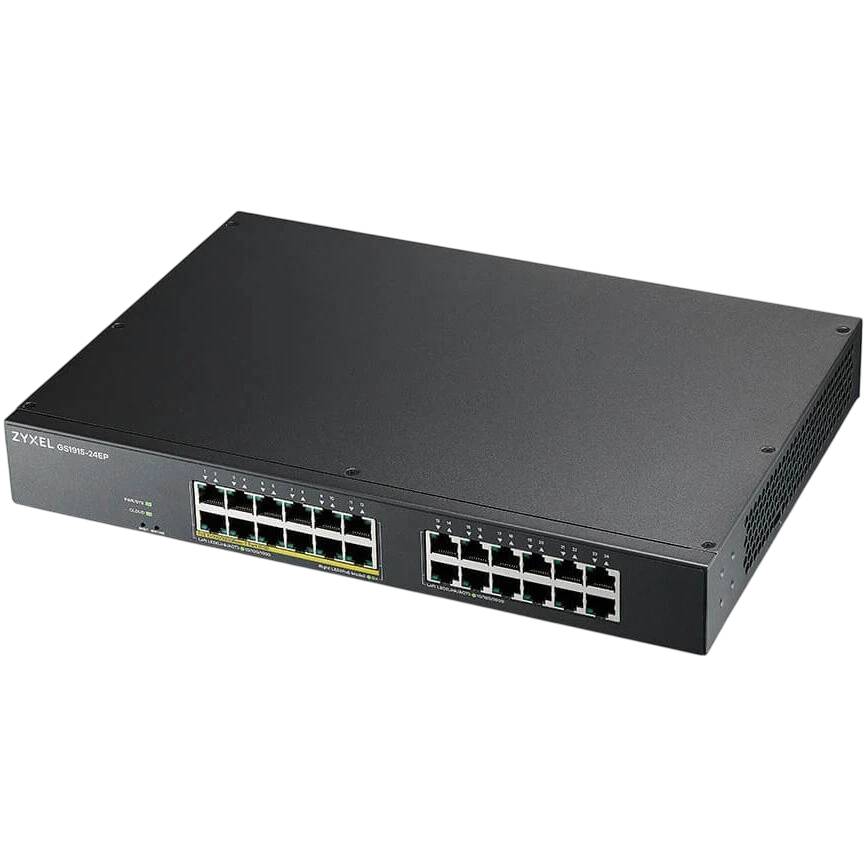 Коммутатор ZyXEL XGS1910-24EP (GS1915-24EP-EU0101F), 24xLAN 1GBbps, PoE+