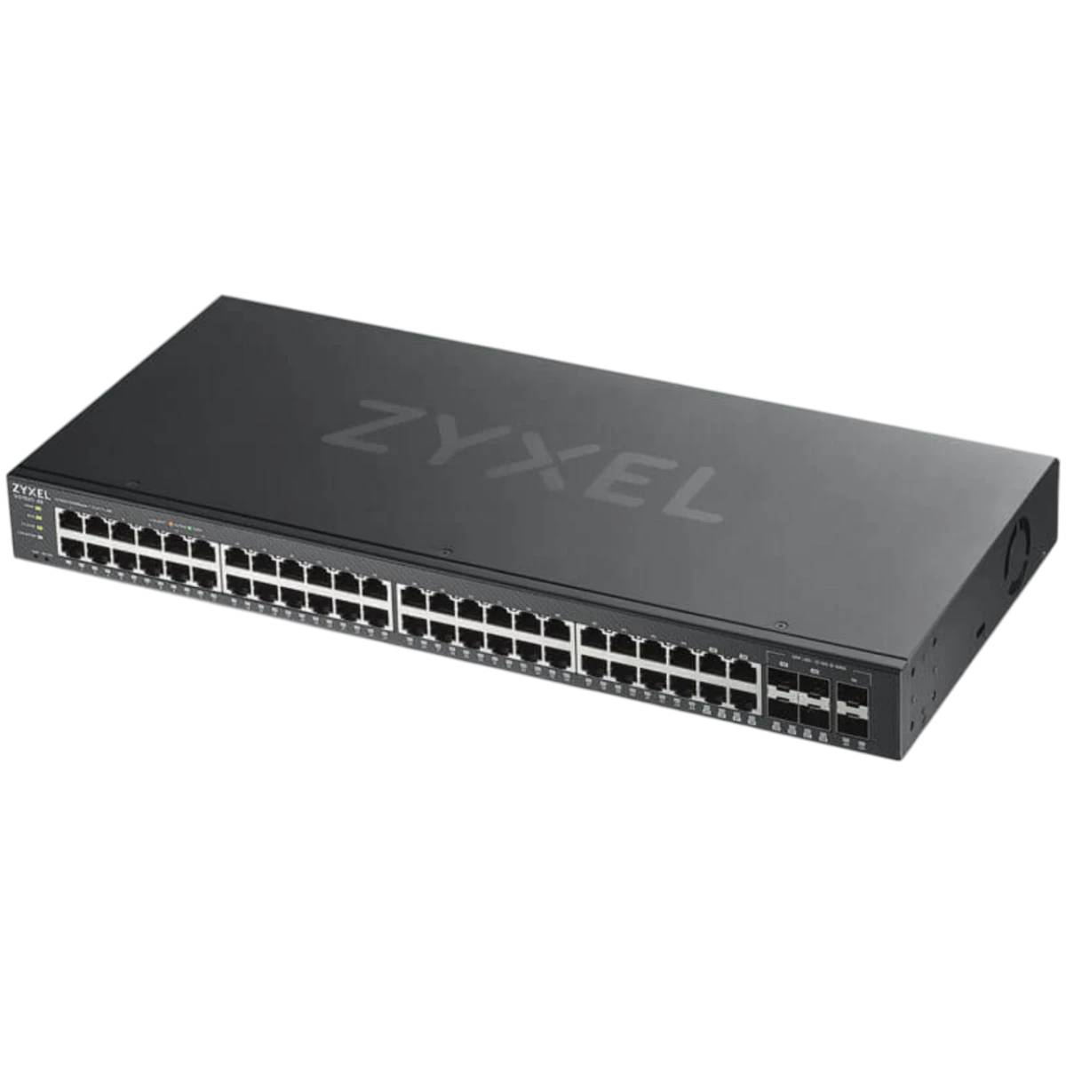 Коммутатор ZyXEL GS1920-48V2 (GS1920-48V2-EU0101F), 44xLAN 1GBbps, 2xCombo (1GBps/SFP), 2xSFP