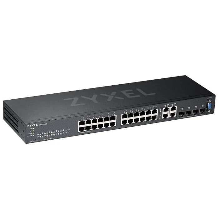Коммутатор Zyxel GS2220-28-EU0101F, 24xLAN 1Gbps, 4xCombo (1Gbps/SFP)