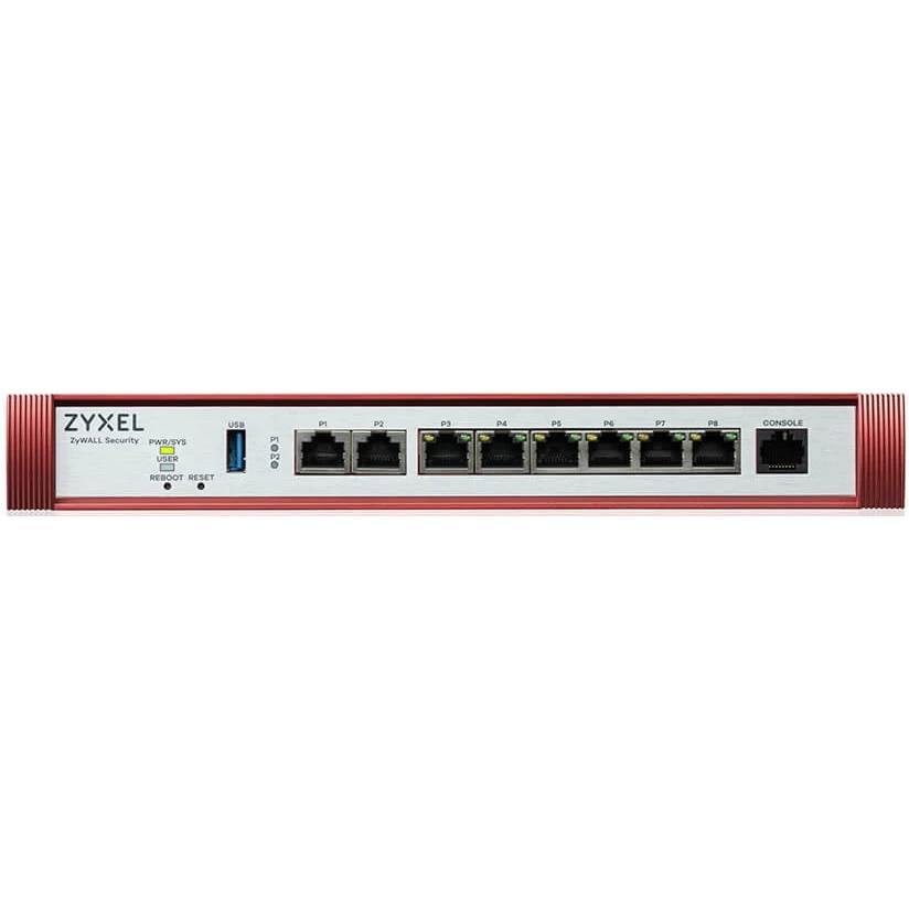 Межсетевой экран Zyxel USGFLEX200H-EUCI01F, 6xLAN 1Gbps, 2xLAN 2.5Mbps