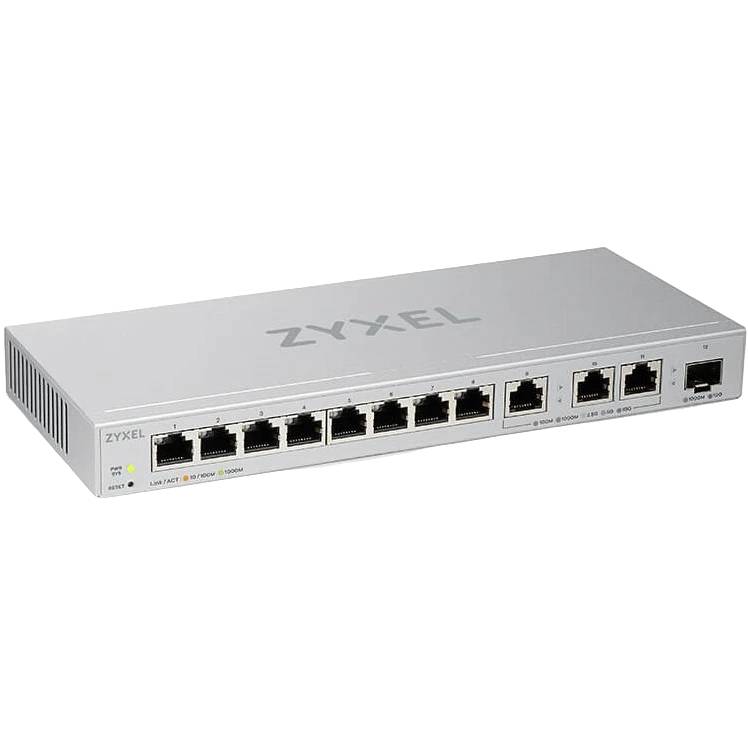Коммутатор Zyxel XGS1250-12-ZZ0102F, 8xLAN 1Gbps, 2xUplink, 1xSFP+