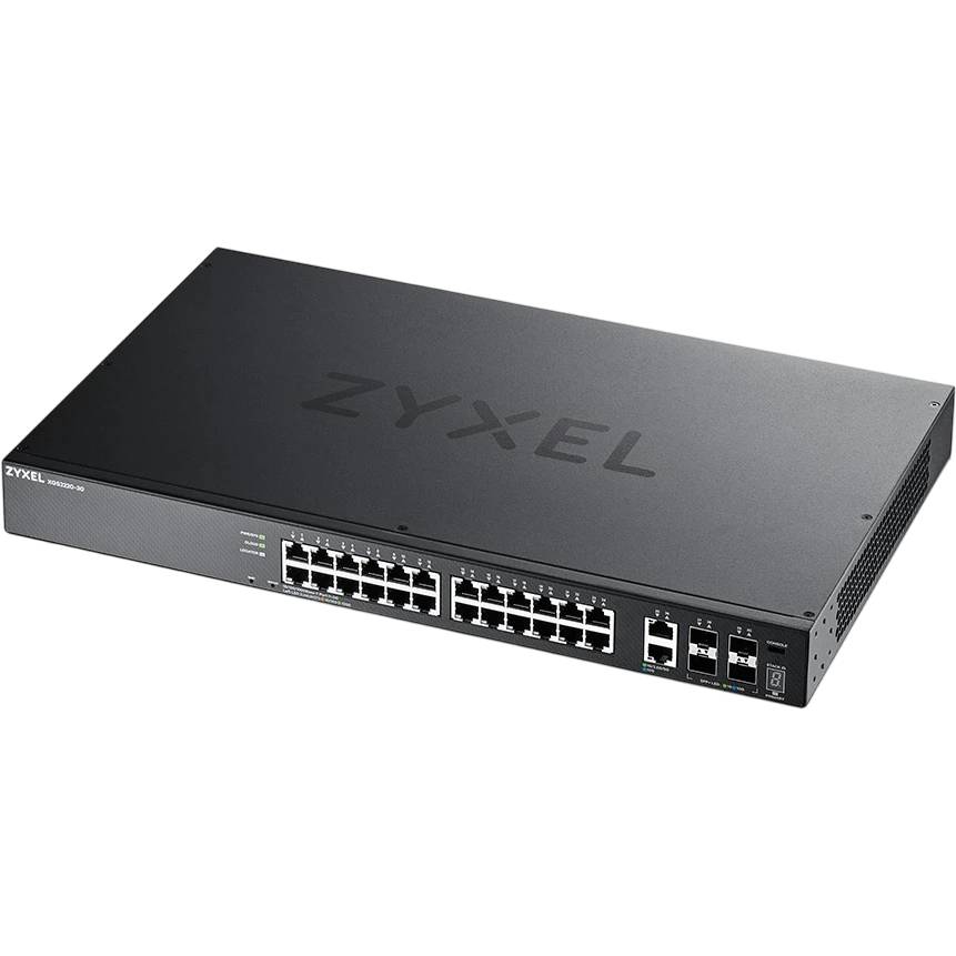 Коммутатор Zyxel XGS2220-30-EU0101F, 24xLAN 1Gbps, 4xSFP+